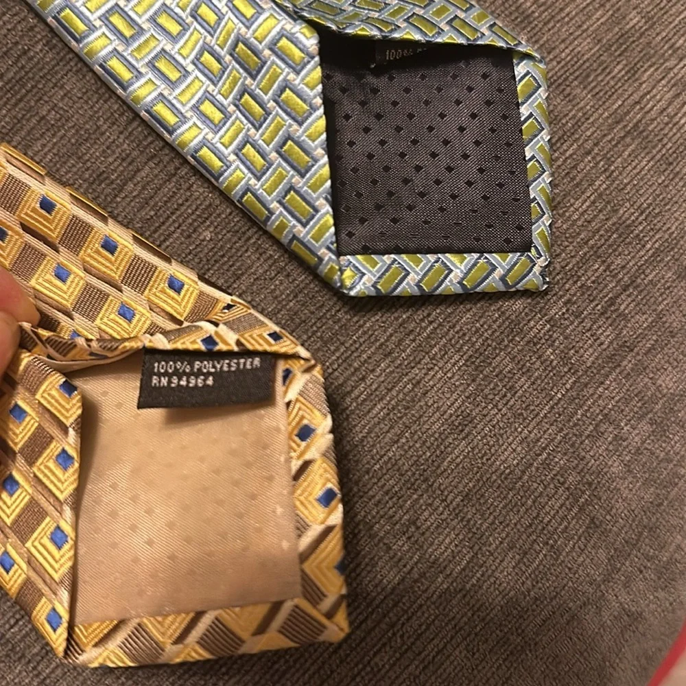 Boys clip on tie.  Excellent condition.  Both are 10.5 inches long.